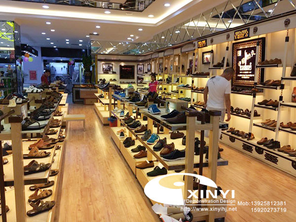 休闲鞋中岛架定做