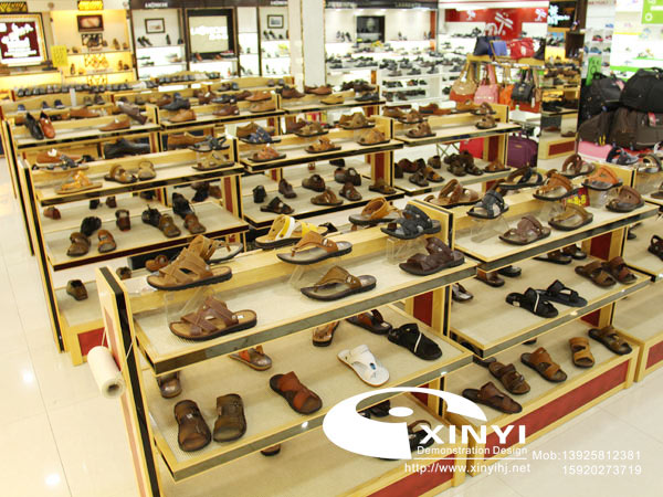 男装鞋中岛架批发
