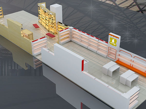 雨微露露中国功夫专柜效果图