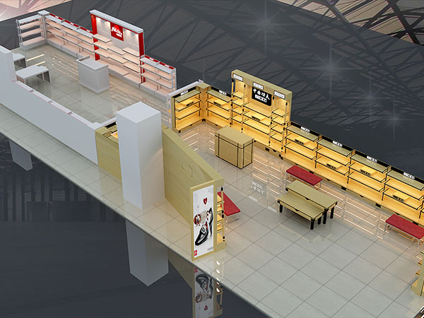 雨微露露中国功夫专柜效果图