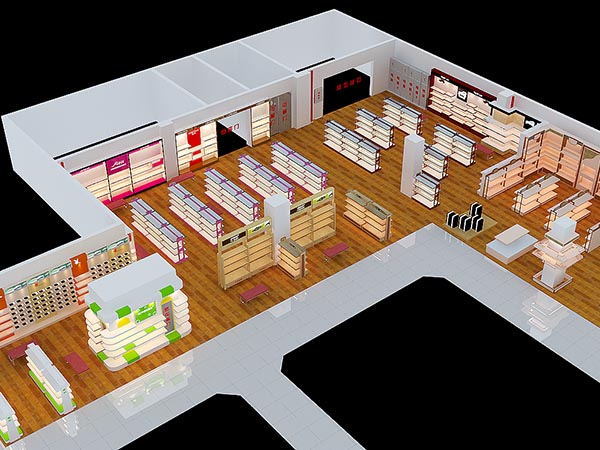 宝成广场鞋区效果图