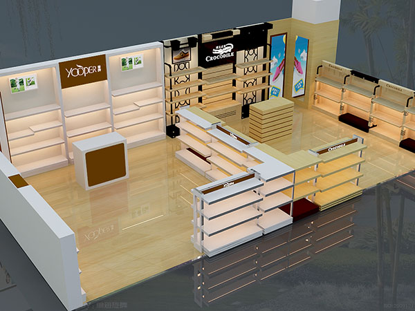 深圳俞生货架效果图