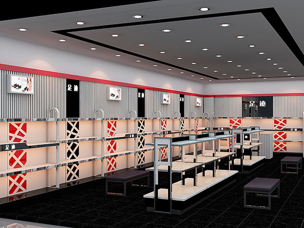 乐从鞋店效果图