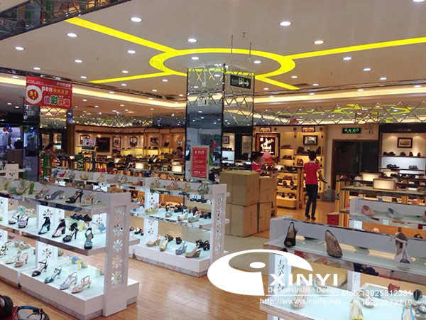 沙井冠鹏女装鞋中岛架