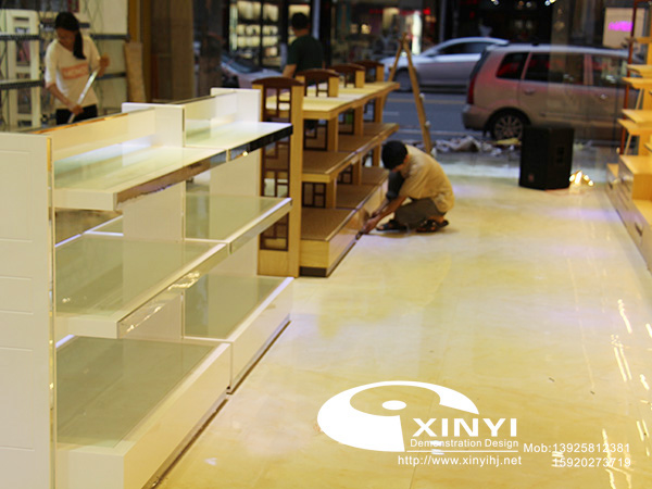 女装鞋专用中岛架