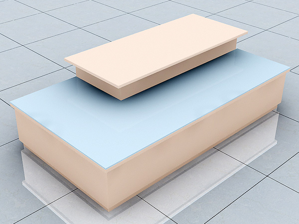 皮具展示柜定制