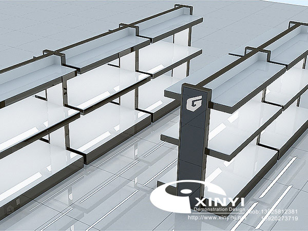男装鞋中岛架制作