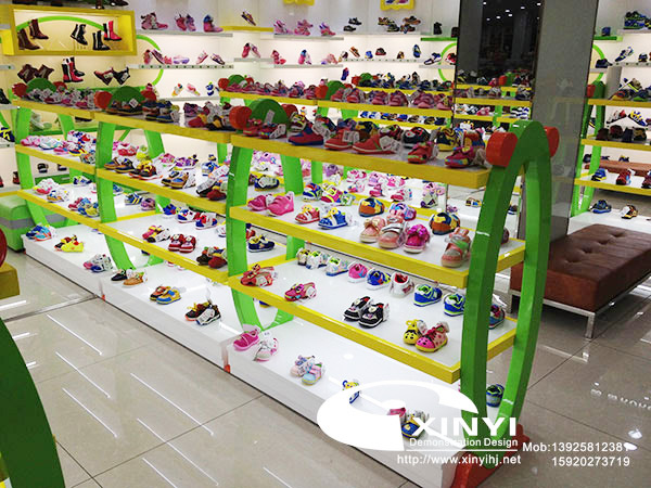 童装鞋中岛架定做