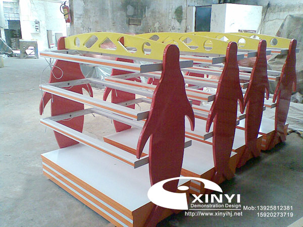 童装鞋鱼形中岛架