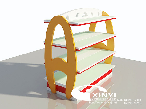 童装鞋中岛架制作